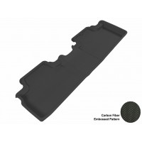 2006 - 2011 Honda Civic Coupe Custom-fit Black 3D Digital Molded Mats (2nd row only)