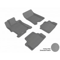 2008 - 2012 Honda Accord Coupe Custom-fit Gray 3D Digital Molded Mats (1st row and 2nd row only)