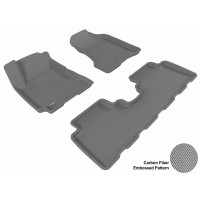 2005 - 2009 Hyundai Tucson Custom-fit Gray 3D Digital Molded Mats (1st row and 2nd row only)
