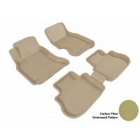 2003 - 2008 Infiniti FX35/45 Custom-fit Tan 3D Digital Molded Mats (1st row and 2nd row only)