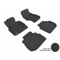 2006 - 2010 Infiniti M35 Custom-fit Black 3D Digital Molded Mats (1st row and 2nd row only)