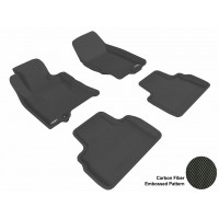 2009 - 2013 Infiniti FX35/50/50S Custom-fit Black 3D Digital Molded Mats (1st row and 2nd row only)