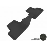 2008 - 2013 Infiniti EX35 Custom-fit Black 3D Digital Molded Mats (2nd row only)