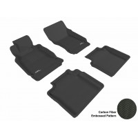 2011 - 2013 Infiniti M37 Custom-fit Black 3D Digital Molded Mats (1st row and 2nd row only)