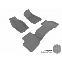 2005 - 2010 Jeep Grand Cherokee Custom-fit Gray 3D Digital Molded Mats (1st row and 2nd row only)