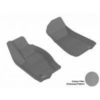 2005 - 2010 Jeep Grand Cherokee Custom-fit Gray 3D Digital Molded Mats (1st row only)