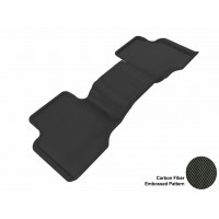 2005 - 2010 Jeep Grand Cherokee Custom-fit Black 3D Digital Molded Mats (2nd row only)