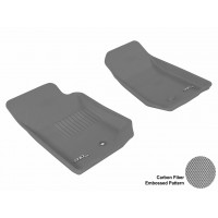 2007 - 2013 Jeep Wrangler Unlimited Custom-fit Gray 3D Digital Molded Mats (1st row only)