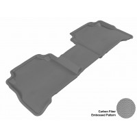 2011 - 2013 Kia Sorento Custom-fit Gray 3D Digital Molded Mats (2nd row only)