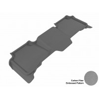 2009 - 2013 Land Rover LR4 Custom-fit Gray 3D Digital Molded Mats (2nd row only)