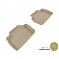 2006 - 2012 Lexus IS250/350/ISF Custom-fit Tan 3D Digital Molded Mats (2nd row only)