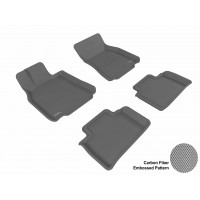 2007 - 2012 Lexus LS460 Custom-fit Gray 3D Digital Molded Mats (1st row and 2nd row only)