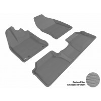 2011 - 2013 Lexus CT200H Custom-fit Gray 3D Digital Molded Mats (1st row and 2nd row only)