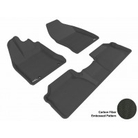 2011 - 2013 Lexus CT200H Custom-fit Black 3D Digital Molded Mats (1st row and 2nd row only)