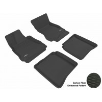 2007 - 2013 Mercedes Benz S-Class (W221) Custom-fit Black 3D Digital Molded Mats (1st row and 2nd row only)
