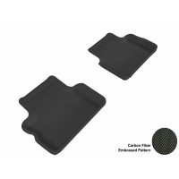 2008 - 2013 Mini Clubman Custom-fit Black 3D Digital Molded Mats (2nd row only)