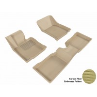 2011 - 2013 Mini Countryman Custom-fit Tan 3D Digital Molded Mats (1st row and 2nd row only)