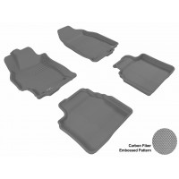 2009 - 2013 Mazda Mazda6 Custom-fit Gray 3D Digital Molded Mats (1st row and 2nd row only)