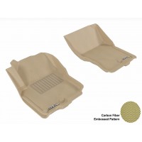 2005 - 2012 Nissan Frontier/ King Cab Custom-fit Tan 3D Digital Molded Mats (1st row only)