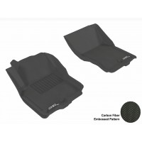 2005 - 2012 Nissan Frontier/ King Cab Custom-fit Black 3D Digital Molded Mats (1st row only)