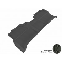 2005 - 2012 Nissan Frontier Crew Cab Custom-fit Black 3D Digital Molded Mats (2nd row only)