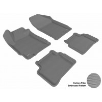 2007 - 2012 Nissan Altima Sedan Custom-fit Gray 3D Digital Molded Mats (1st row and 2nd row only)