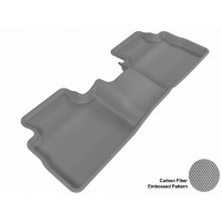 2008 - 2013 Nissan Rogue Custom-fit Gray 3D Digital Molded Mats (2nd row only)