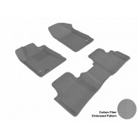 2009 - 2013 Nissan Maxima Custom-fit Gray 3D Digital Molded Mats (1st row and 2nd row only)