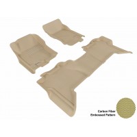 2005 - 2012 Nissan Pathfind/Xterra Custom-fit Tan 3D Digital Molded Mats (1st row and 2nd row only)