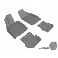 2005 - 2012 Porsche 911 Custom-fit Gray 3D Digital Molded Mats (1st row and 2nd row only)