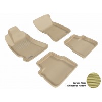 2009 - 2013 Subaru Forester Custom-fit Tan 3D Digital Molded Mats (1st row and 2nd row only)