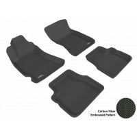 2009 - 2013 Subaru Forester Custom-fit Black 3D Digital Molded Mats (1st row and 2nd row only)