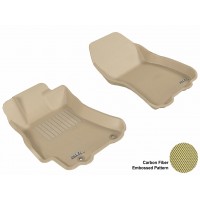 2010 - 2013 Subaru Legacy/Outback Custom-fit Tan 3D Digital Molded Mats (1st row only)