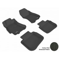 2010 - 2013 Subaru Outback Custom-fit Black 3D Digital Molded Mats (1st row and 2nd row only)