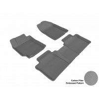 2007 - 2011 Toyota Camry Custom-fit Gray 3D Digital Molded Mats (1st row and 2nd row only)