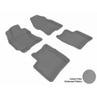 2004 - 2009 Toyota Prius Custom-fit Gray 3D Digital Molded Mats (1st row and 2nd row only)