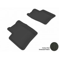 2004 - 2009 Toyota Prius Custom-fit Black 3D Digital Molded Mats (2nd row only)