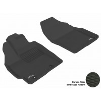 2010 - 2011 Toyota Prius Custom-fit Black 3D Digital Molded Mats (1st row only)