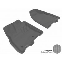 2011 - 2012 Toyota Sienna Custom-fit Gray 3D Digital Molded Mats (1st row only)