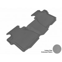 2007 - 2013 Toyota Tundra Crewmax Custom-fit Gray 3D Digital Molded Mats (2nd row only)