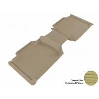 2005 - 2011 Toyota Tacoma Access Cab Custom-fit Tan 3D Digital Molded Mats (2nd row only)