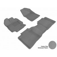 2009 - 2011 Toyota Venza Custom-fit Gray 3D Digital Molded Mats (1st row and 2nd row only)