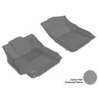 2012 - 2013 Toyota Camry Custom-fit Gray 3D Digital Molded Mats (1st row only)