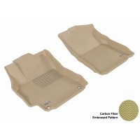 2012 - 2013 Toyota Camry Custom-fit Tan 3D Digital Molded Mats (1st row only)