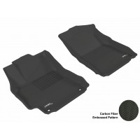 2012 - 2013 Toyota Camry Custom-fit Black 3D Digital Molded Mats (1st row only)