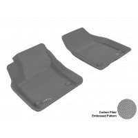 2003 - 2011 Volvo S40 Custom-fit Gray 3D Digital Molded Mats (1st row only)