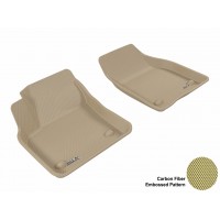 2003 - 2011 Volvo S40 Custom-fit Tan 3D Digital Molded Mats (1st row only)