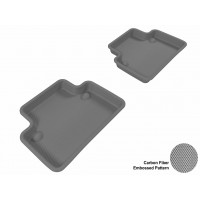 2003 - 2011 Volvo S40 Custom-fit Gray 3D Digital Molded Mats (2nd row only)