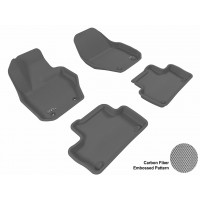 2009 - 2013 Volvo XC60 Custom-fit Gray 3D Digital Molded Mats (1st row and 2nd row only)