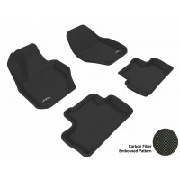 2009 - 2013 Volvo XC60 Custom-fit Black 3D Digital Molded Mats (1st row and 2nd row only)